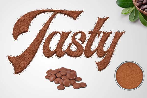 Cocoa Text Effect Photoshop Action