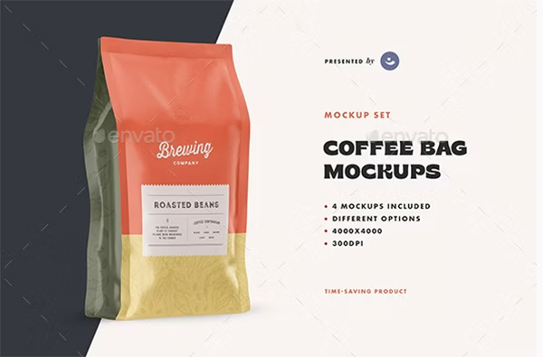 Coffee Bag Mockup Set
