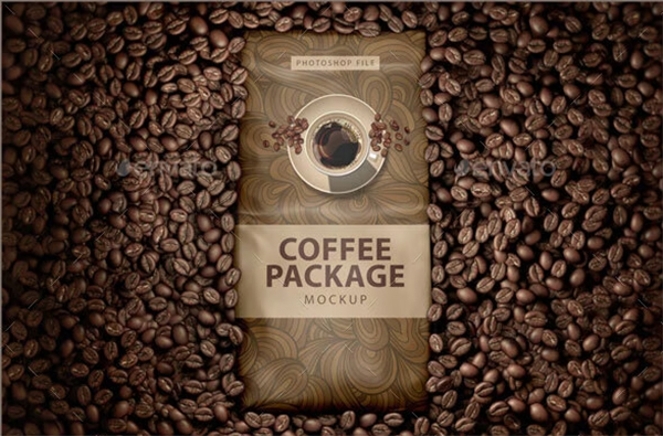 Coffee Bag Mockup Template
