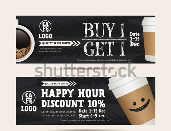 Coffee Beverage Gift Voucher Coupon