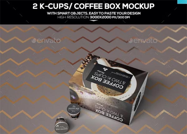 Coffee Box Packaging Design Templates