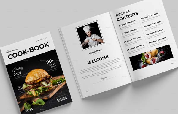 Coffee Brochure PSD Template