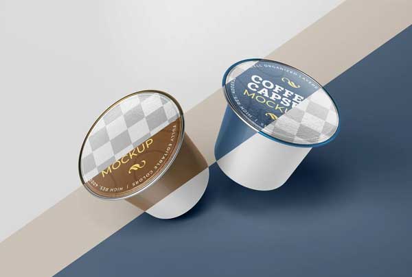 Coffee Capsule Mockup | Packaging