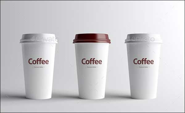Coffee Cup Packaging Mock-Up - Medium