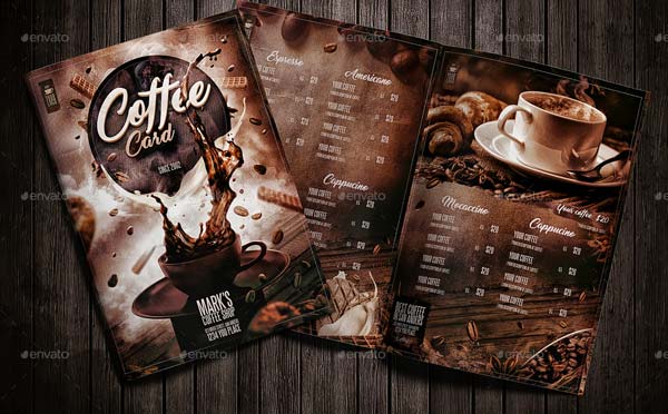 Coffee Menu Template