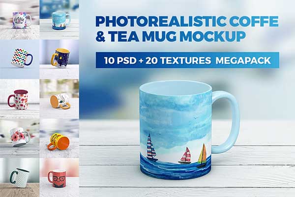 Coffee Mug MockUp MegaPack