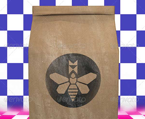 Coffee Paper Bag Mock-Up