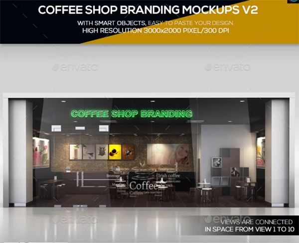 Coffee Stationery / Shop Branding Mockup