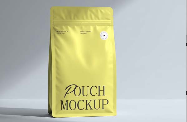 Coffee and Flour Paper Bag Mockup