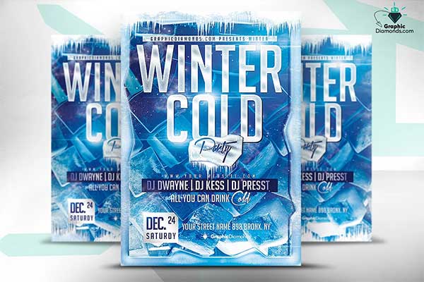 Cold Winter Flyer PSD