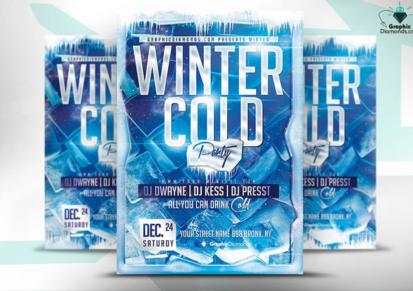 Cold Winter Flyer Template
