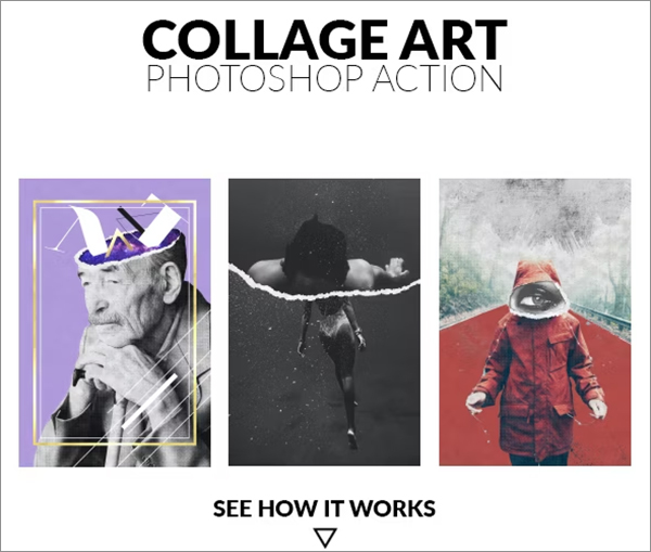 Collage Art Photoshop Action