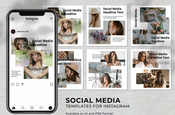 Collage Fashion Instagram Template