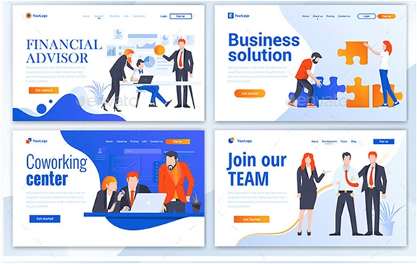 Collection of Landing Page Templates