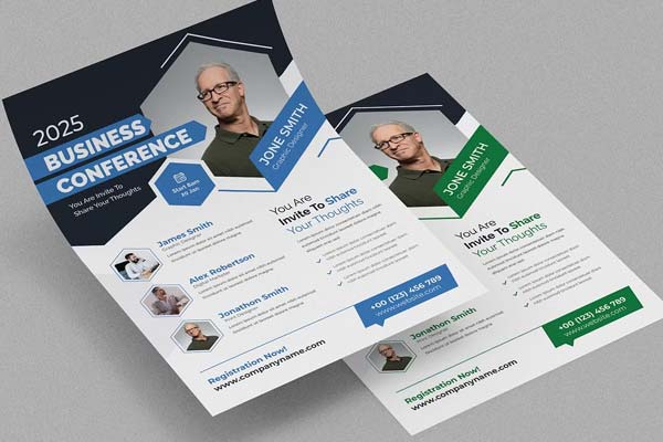 College Conference Flyer Premium Download