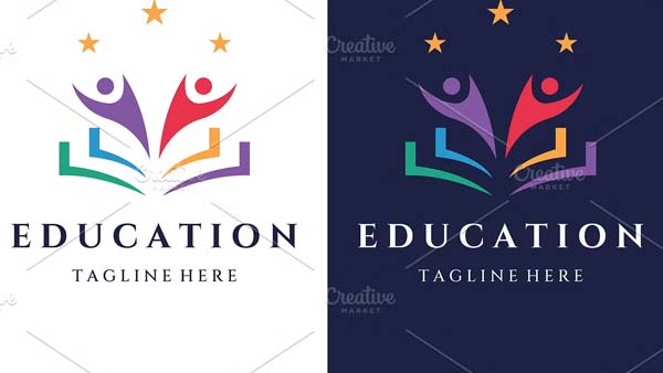 College Digital School Logo Template