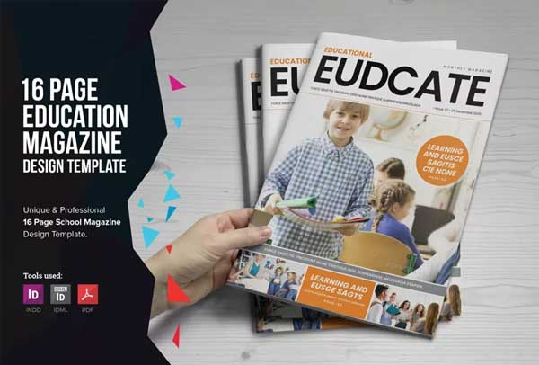 College Education Magazine Brochure