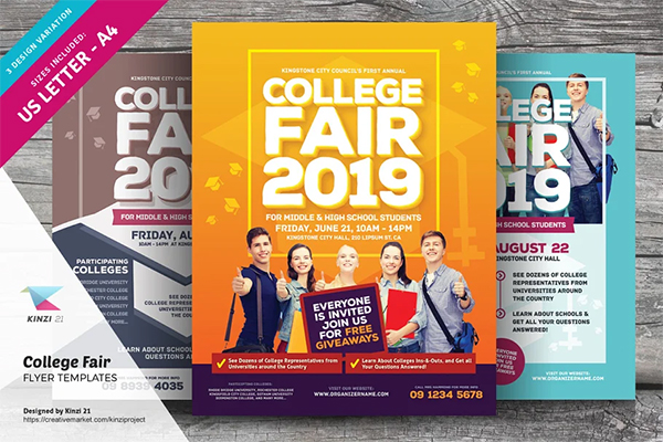 College Fair Flyer Templates