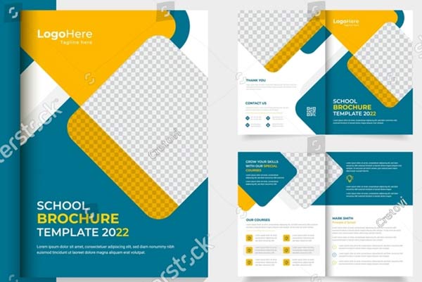 College University Brochure Design Template
