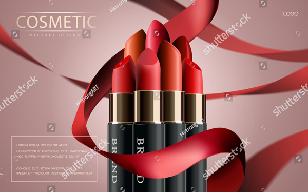 Colorful Lipstick Mockup