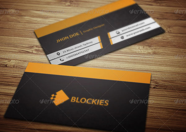 Colors Exclusive Business Card Print Template