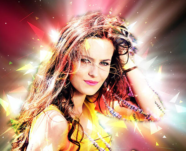 Colourful Light Effect Photoshop Action