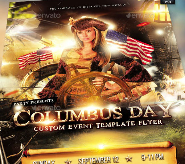 Columbus State Holiday Event Flyer Templates