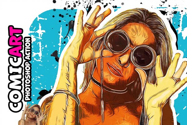 Comic Art Photoshop Action