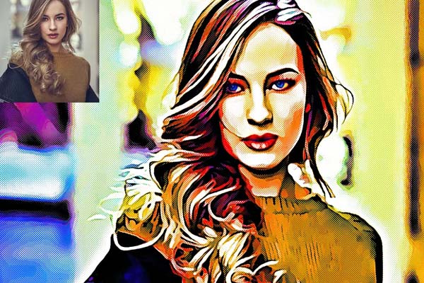 Comic Effect Photoshop Action Download