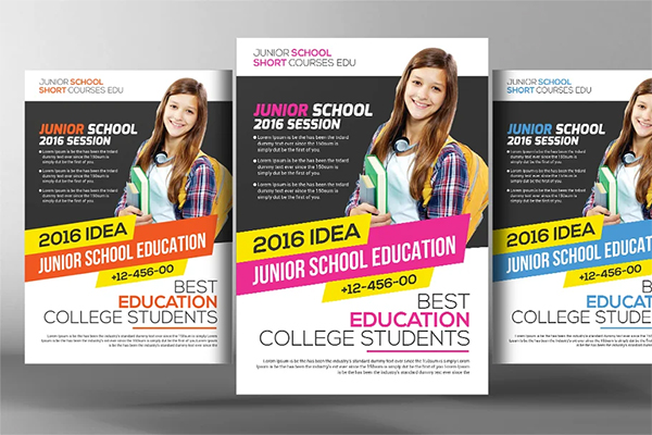 Community College Flyer Templates