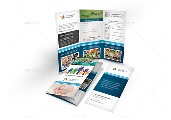 Community Service Trifold Brochure