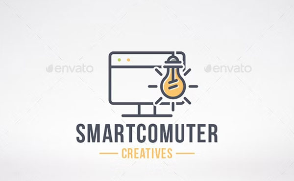 Computer Idea Logo Template