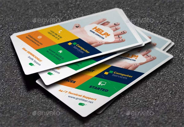 Computer Repair Business Card Templates