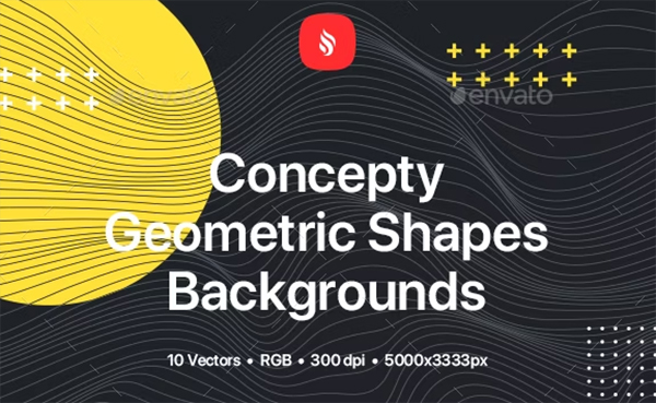 Concepty Abstract Geometric Shapes Backgrounds