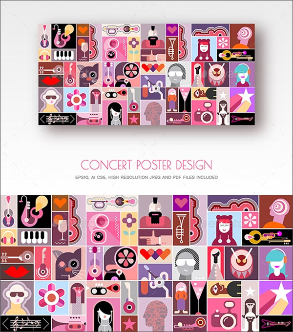 Concert Poster Design Template