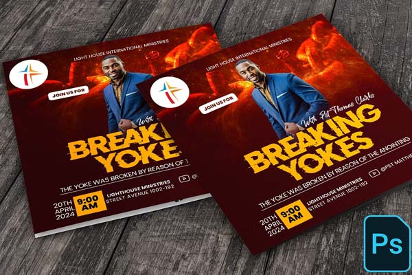 Conference Flyer PSD Free Download