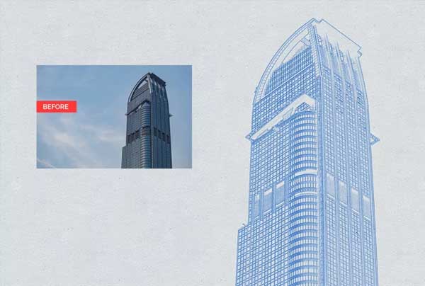 Construction Architect Photoshop Action