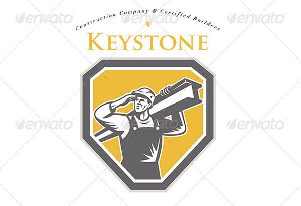 Construction Builders Company Logo Template