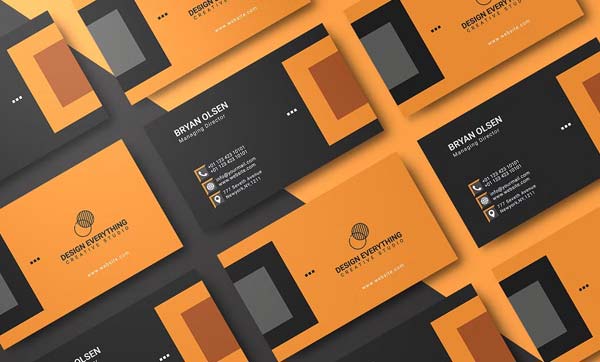 Construction Business Card Ideas