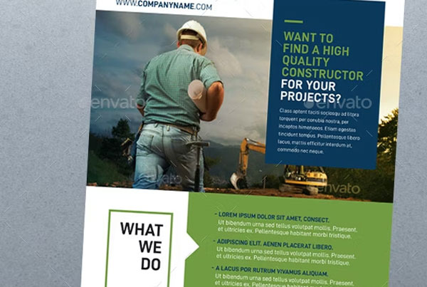 Construction Flyer AD Template
