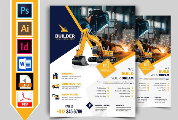 Construction Flyer Bundle