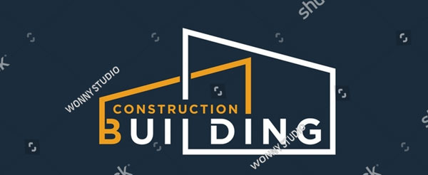 Construction Logo Design Editable Template