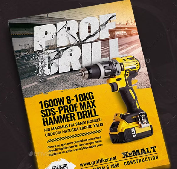 Construction Photoshop Flyer Template