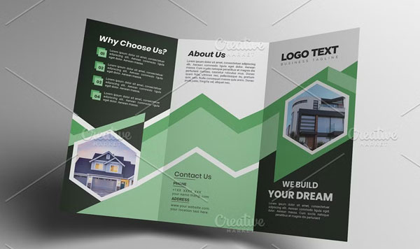 Construction Tri Fold Brochure Template Download