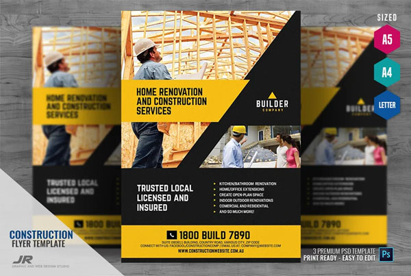 Construction and Builder Flyer