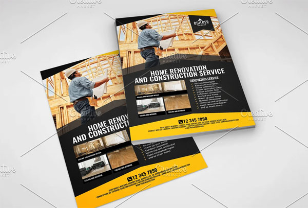 Construction and Building Flyer