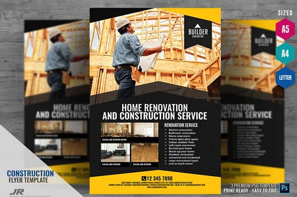 Construction and Building Flyer