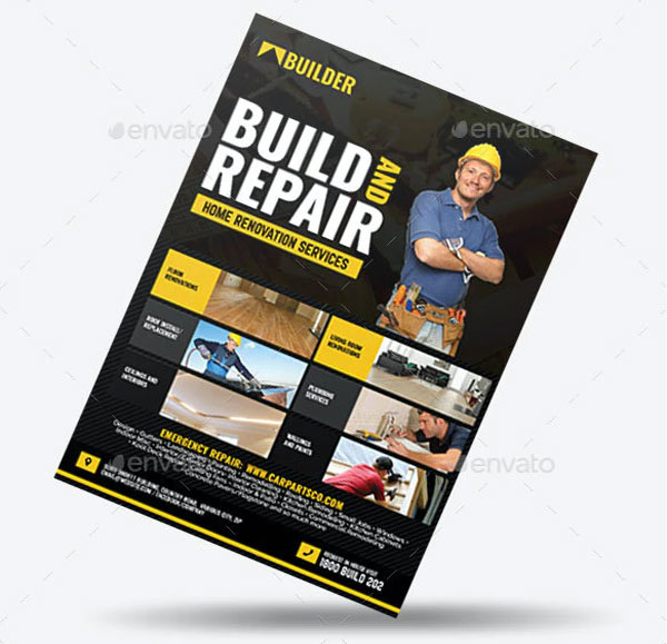 Construction and Renovation Services Flyer