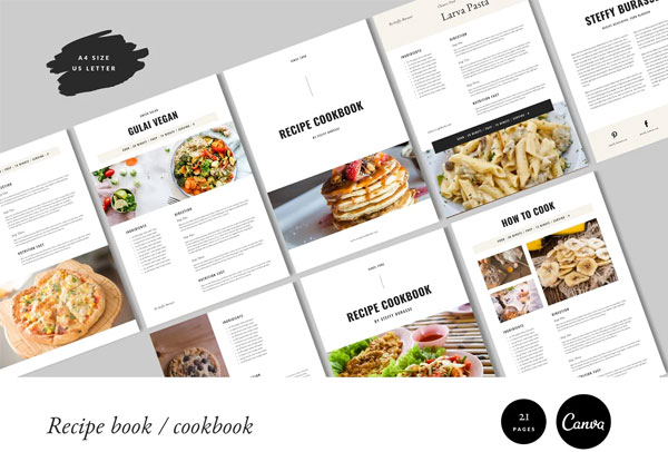 Cookbook Brochure Template