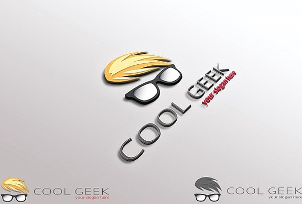 Cool Geek Logo Design